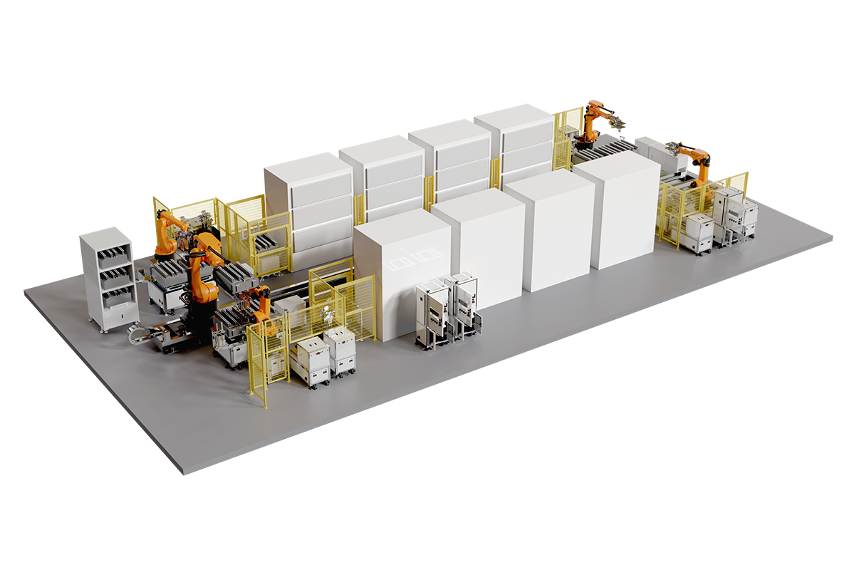 全自動(dòng)軟包電池真空干燥線